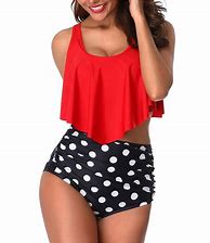 Image result for Plus Size Womens CEO Lace Up One Piece Swimsuit By Swimsuits For All In Lipstick Red (Size 22)