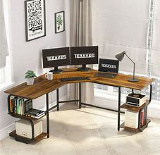 Image result for L-shaped Corner Desk Home Office