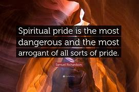 Image result for Spiritual Pride