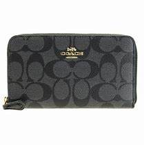 Image result for Coach Medium Zip Around Wallet Fougere