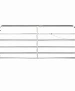 Image result for Tarter 7 Bar Heavy-Duty Standard Bull Gate, Red, 14 Foot, 71 Pounds, RRB14