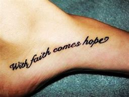 Image result for Cute Foot Tattoo Quotes