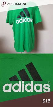 Image result for Lime Green Adidas T-Shirt