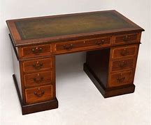 Image result for Desk with Leather Top
