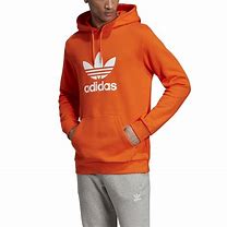 Image result for Adidas Orange Three Stripes Hoodie