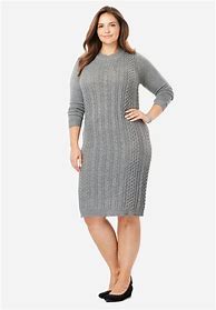 Image result for Cable Knit Sweater Dress