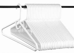 Image result for White Plastic Clothes Hangers