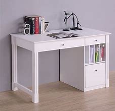 Image result for Small White Wood Desk