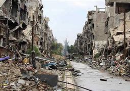Image result for War-Torn Ukraine Town
