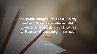 Image result for Sporadic Thoughts
