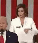 Image result for Nancy Pelosi State of the Union Dance