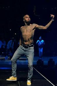 Image result for Chris Brown Wearing Supreme