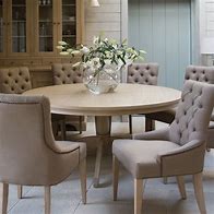 Image result for Contemporary Round Dining Table for 6