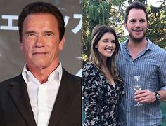 Image result for Arnold Schwarzenegger Daughter Chris Pratt