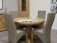 Image result for Oak Wood Dining Table