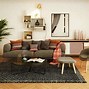 Image result for Cream Colored Walls Living Room Brown Furniture