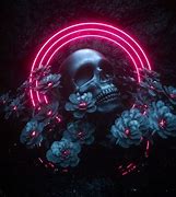 Image result for Neon Skull Wallpaper Cool