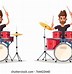 Image result for Cartoon Rock Drummer
