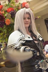 Image result for Sephiroth's Hair Cosplay