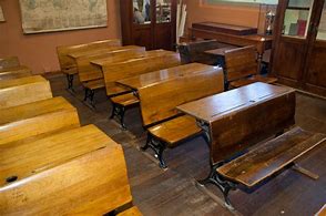Image result for Old School Classroom Student Desk
