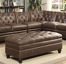 Image result for Tufted Leather Sofa