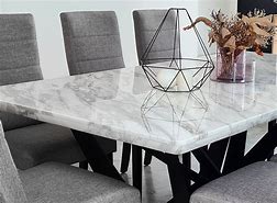 Image result for Marble Dinner Table