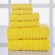 Image result for Yellow Bath Towels