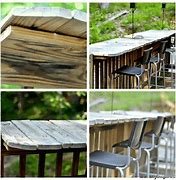 Image result for Outdoor Bar with Fridge