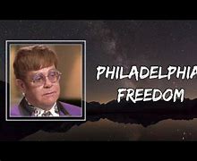 Image result for Philadelphia Freedom Lyrics Elton John