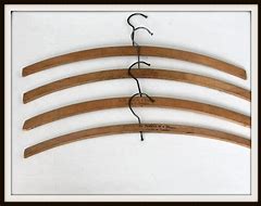 Image result for Vintage Wooden Hanger Styles V-shape