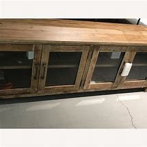 Image result for Parker Reclaimed Media Console, Weathered White - Furniture - TV Stands & Media - Pottery Barn