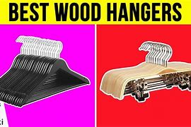 Image result for Slim Wooden Hangers