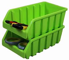 Image result for Plastic Stacking Bins