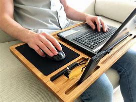 Image result for Wood Laptop Desk