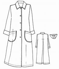 Image result for Trench Coat Sewing Pattern