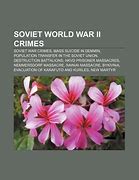 Image result for Soviet War Crimes WW2