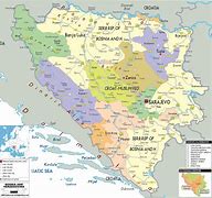 Image result for Bosnia Political Map
