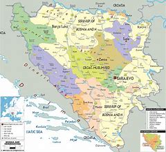 Image result for Bosnia in Europe Map