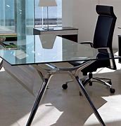 Image result for Office Ideas Black Glass Desk