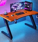 Image result for Wooden Gaming Desk