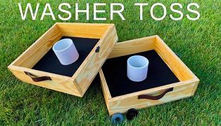 Image result for Wooden Washer Toss Game