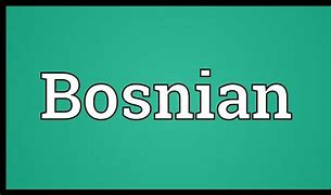 Image result for Bosnian Language