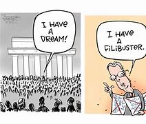 Image result for Filibuster Political Cartoon