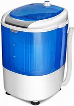 Image result for Costway 14 in. 1.6 Cu. Ft. Portable Top Load Washing Machine Mini Compact Washer Dryer In White