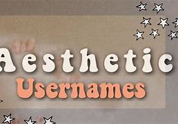 Image result for Aesthetic YouTube Username Ideas