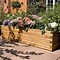 Image result for Rectangular Wood Planters