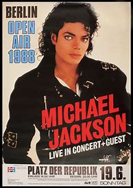 Image result for Michael Jackson 80s Poster