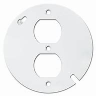 Image result for Round Blank Electrical Cover Plates