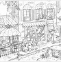 Image result for Cityscape Coloring Pages