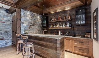 Image result for Rustic Stand Up Bar